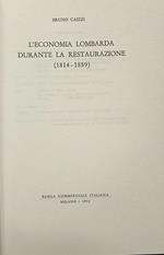 L' economia Lombarda durante la restaurazione