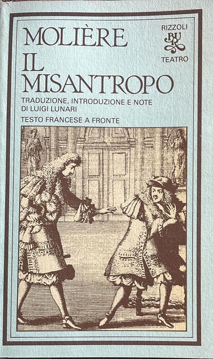 Il misantropo - Molière - copertina