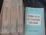Storia della letteratura italiana. Volume 1, Volume 2 Tomo 1, Tomo 2, Volume terzo