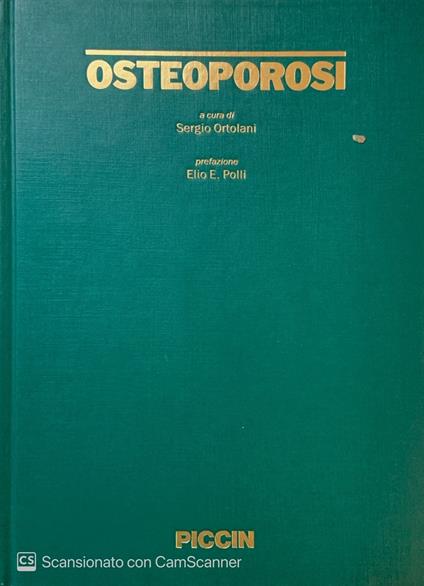 Osteoporosi - Sergio Ortolani - copertina