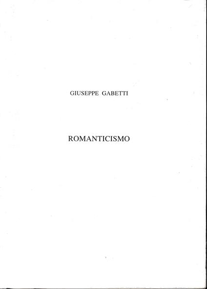 La voce. Romanticismo nella enciclopedia italiana - Giuseppe Gabetti - copertina
