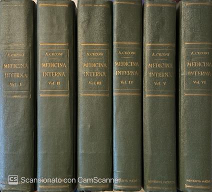Medicina interna. Manuale pratico per medici e studenti. Vol. 1-2-3-4-5-6 - Angelo Ceconi - copertina