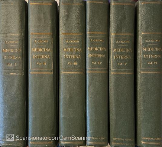 Medicina interna. Manuale pratico per medici e studenti. Vol. 1-2-3-4-5-6 - Angelo Ceconi - copertina