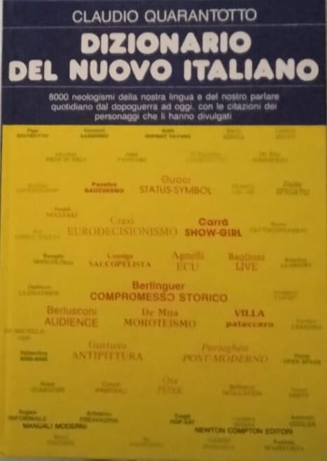 Dizionario del nuovo italiano - Claudio Quarantotto - copertina