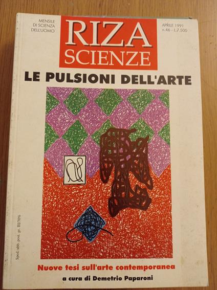 Riza Scienze Le pulsioni dell'arte - copertina