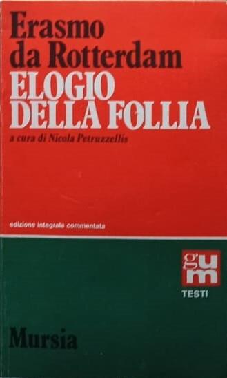Elogio della follia - Erasmo da Rotterdam - copertina