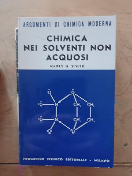 Chimica nei solventi non acquosi - copertina