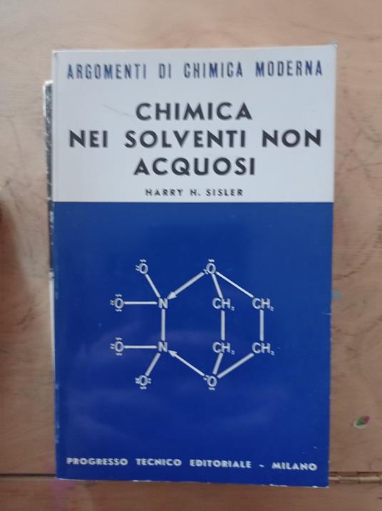 Chimica nei solventi non acquosi - copertina