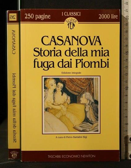 Storia della mia fuga dai piombi - Giorgio Baffo - copertina