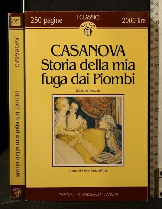 Storia della mia fuga dai piombi - Giorgio Baffo - copertina