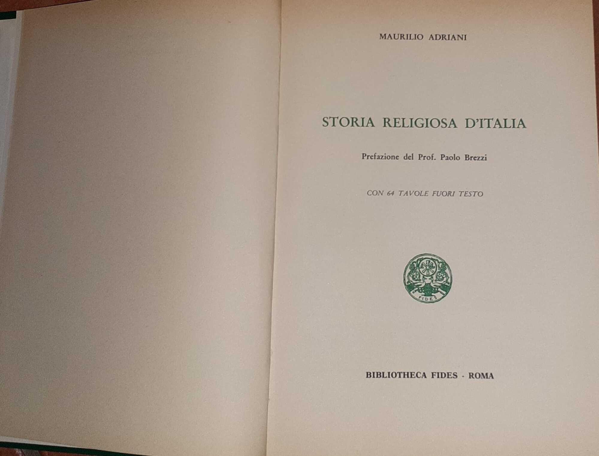 Storia religiosa d'Italia
