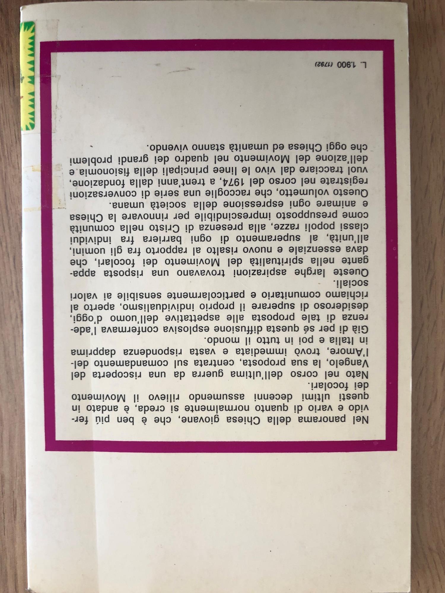 Intervista al Movimento dei Focolari