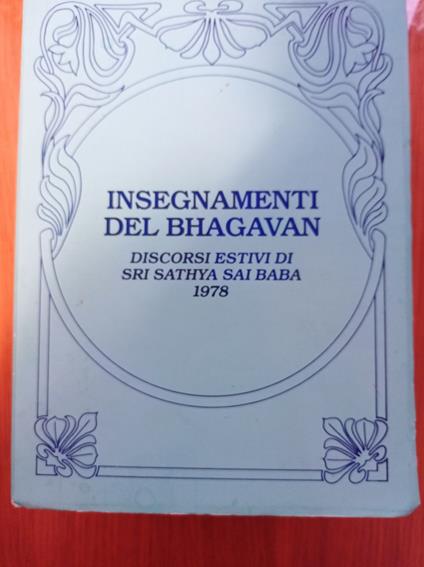 Insegnamenti del Bahagavan - copertina