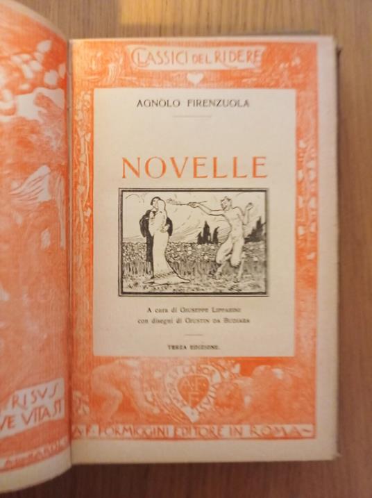 Novelle - Agnolo Firenzuola - copertina