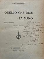 Quello che ti dice la mano
