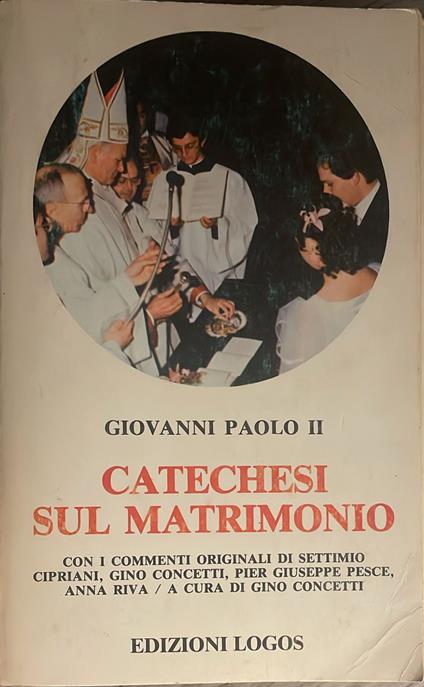 Catechesi sul matrimonio - Giovanni Paolo II - copertina