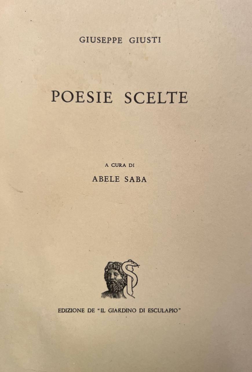 Poesie scelte