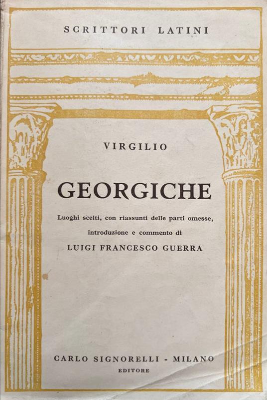 Georgiche - Publio Virgilio Marone - copertina
