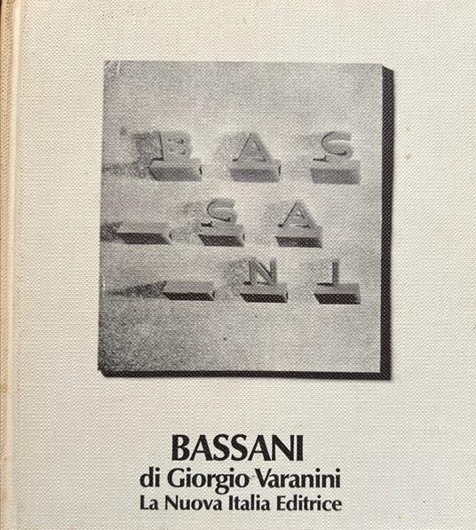 Bassani - Giorgio Varanini - copertina