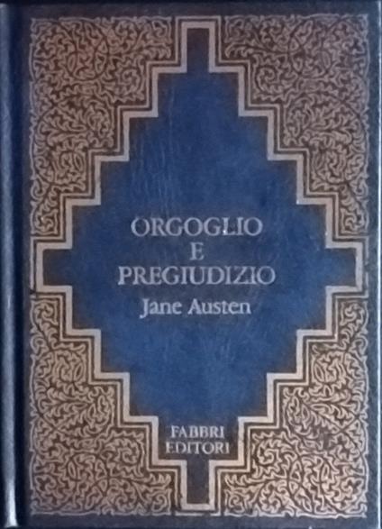 Orgoglio e pregiudizio - Jane Austen - copertina