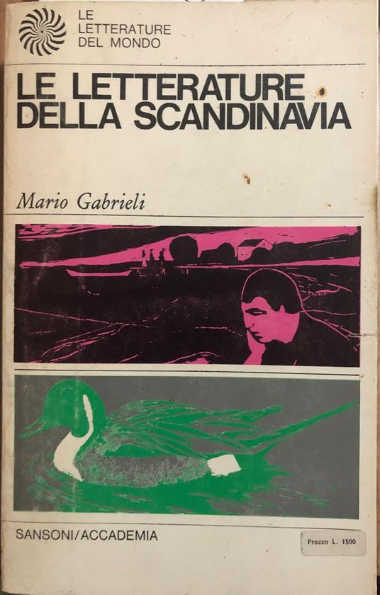 Le letterature della Scandinavia - Mario Gabrieli - copertina