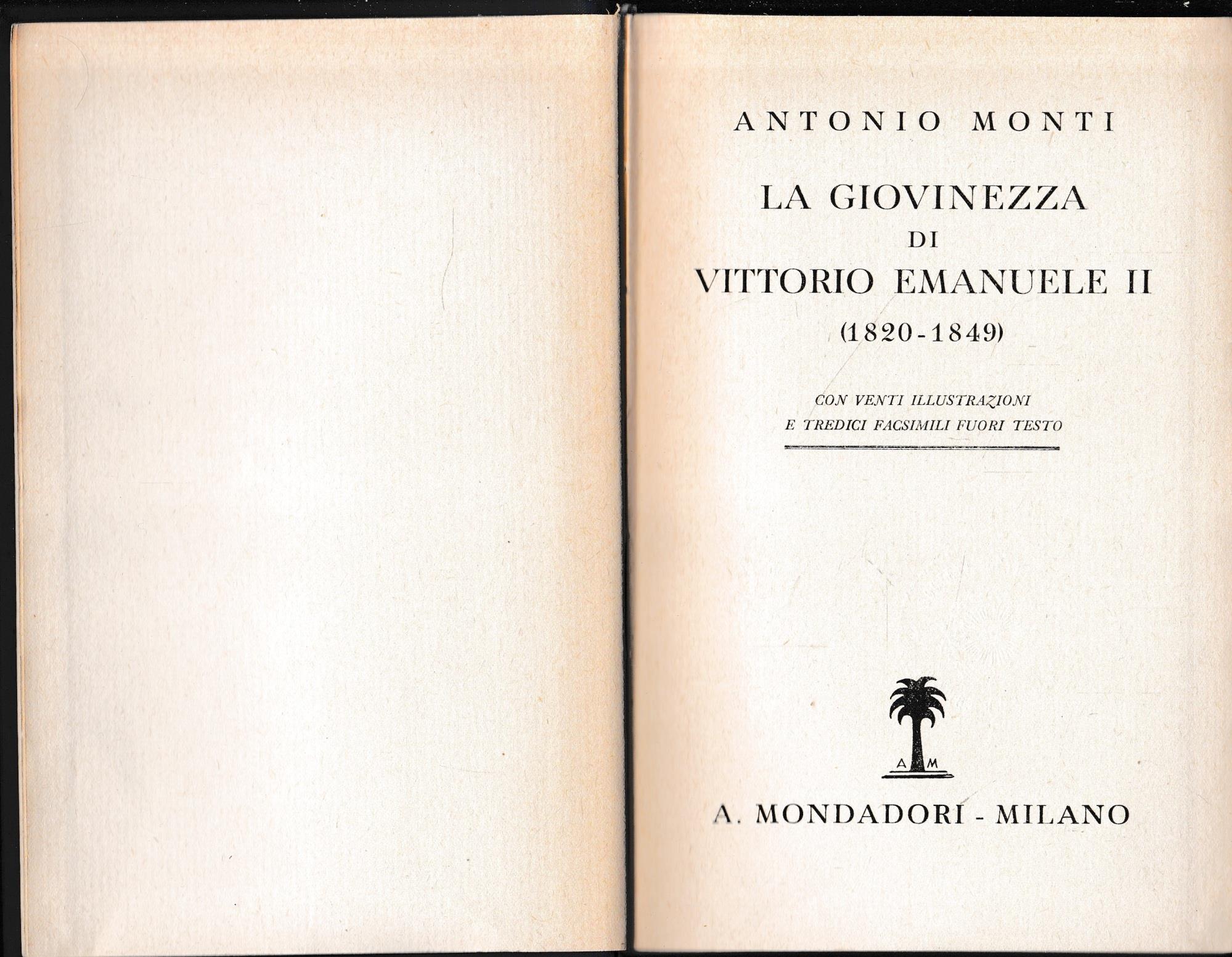 La giovinezza di Vittorio Emanuele II (1820 - 1849)