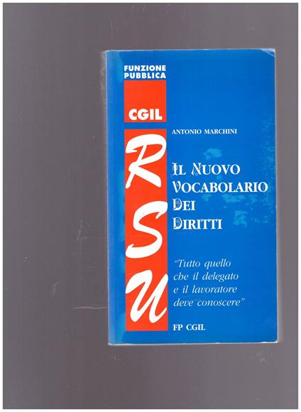 Il nuovo vocabolario dei diritti - copertina