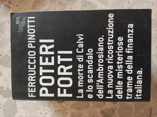 Poteri forti - Ferruccio Pinotti - copertina