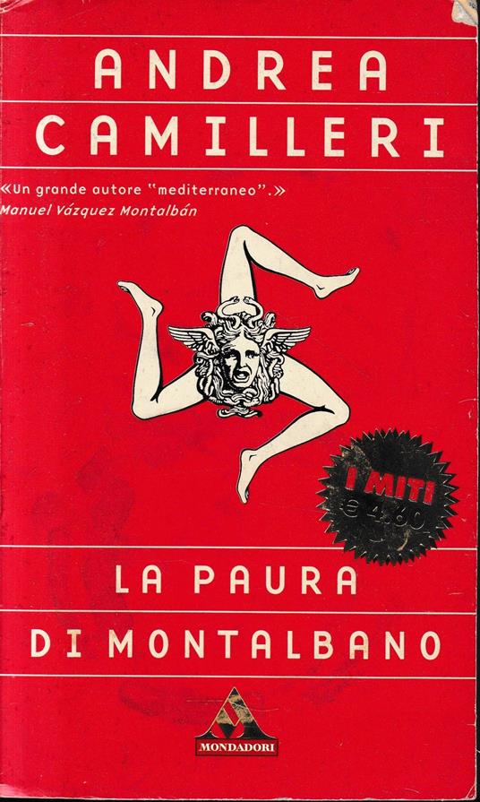 La paura di Montalbano - Andrea Camilleri - copertina