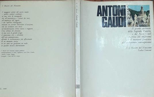 Antoni Gaudì - Lara Vinca Masini - copertina