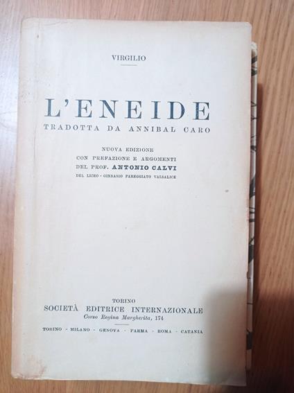 L' Eneide - Publio Virgilio Marone - copertina