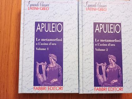Le metamorfosi o l'asino d'oro Vol. 1 e 2 - Apuleio - copertina