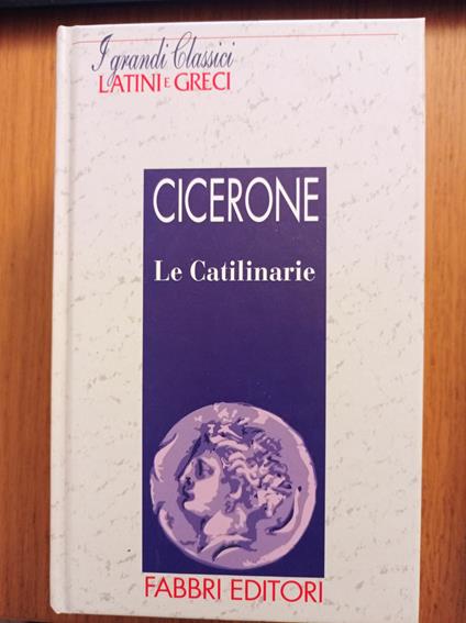 Le Catalinarie - M. Tullio Cicerone - copertina