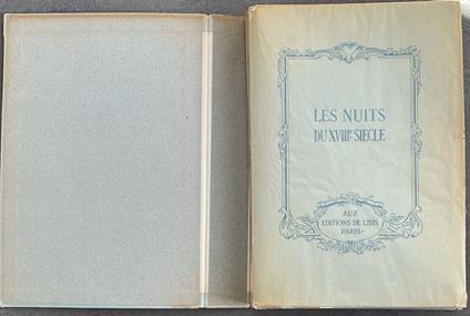 Les nuits du XVIII siecle - copertina