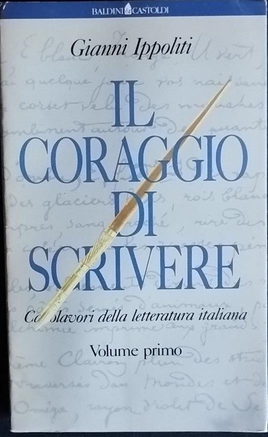 Il coraggio di scrivere - Gianni Ippoliti - copertina