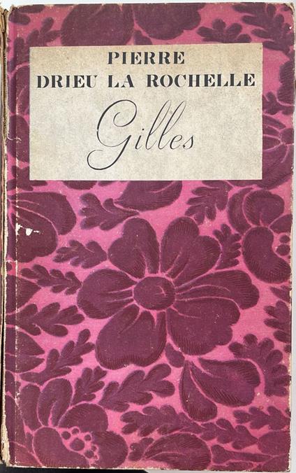 Gilles - Pierre Drieu La Rochelle - copertina