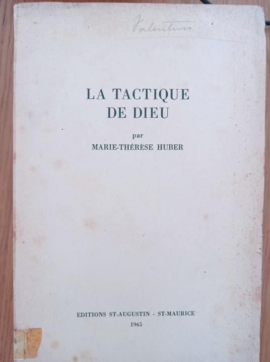 La tactique de Dieu - Marie - copertina