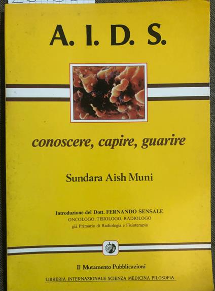 AIDS conoscere, capire, guarire - Sundara Aish Muni - copertina