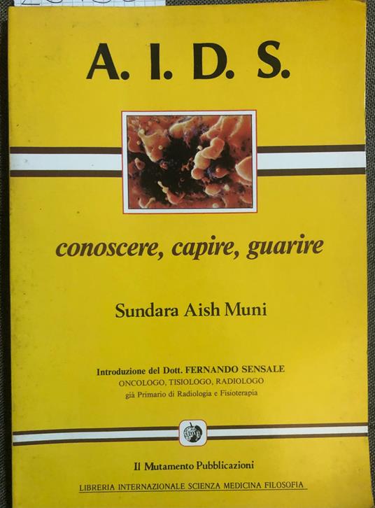 AIDS conoscere, capire, guarire - Sundara Aish Muni - copertina