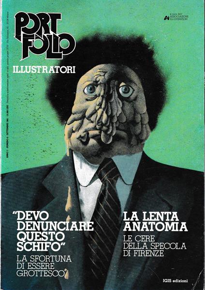 Portfolio. Illustratori. Anno 1 - N. 2 Settembre 1981 - copertina