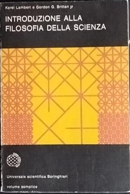 Introduzione alla filosofia della scienza - copertina