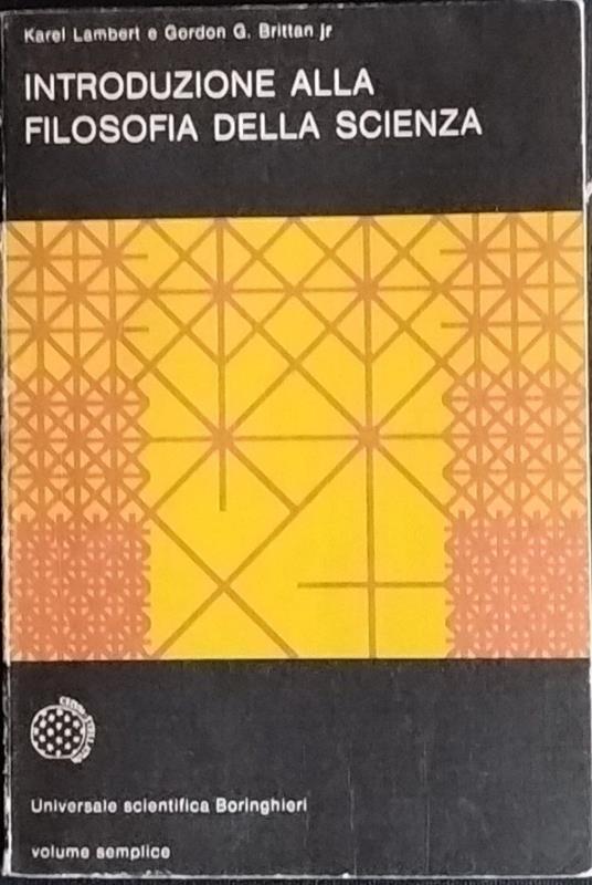 Introduzione alla filosofia della scienza - copertina