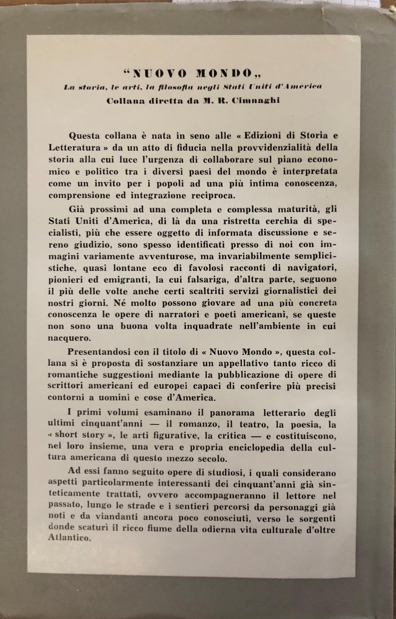 Antologia della critica americana del '900 vol. I