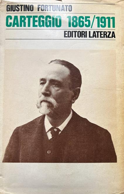 Carteggio 1865\1911 - Giustino Fortunato - copertina