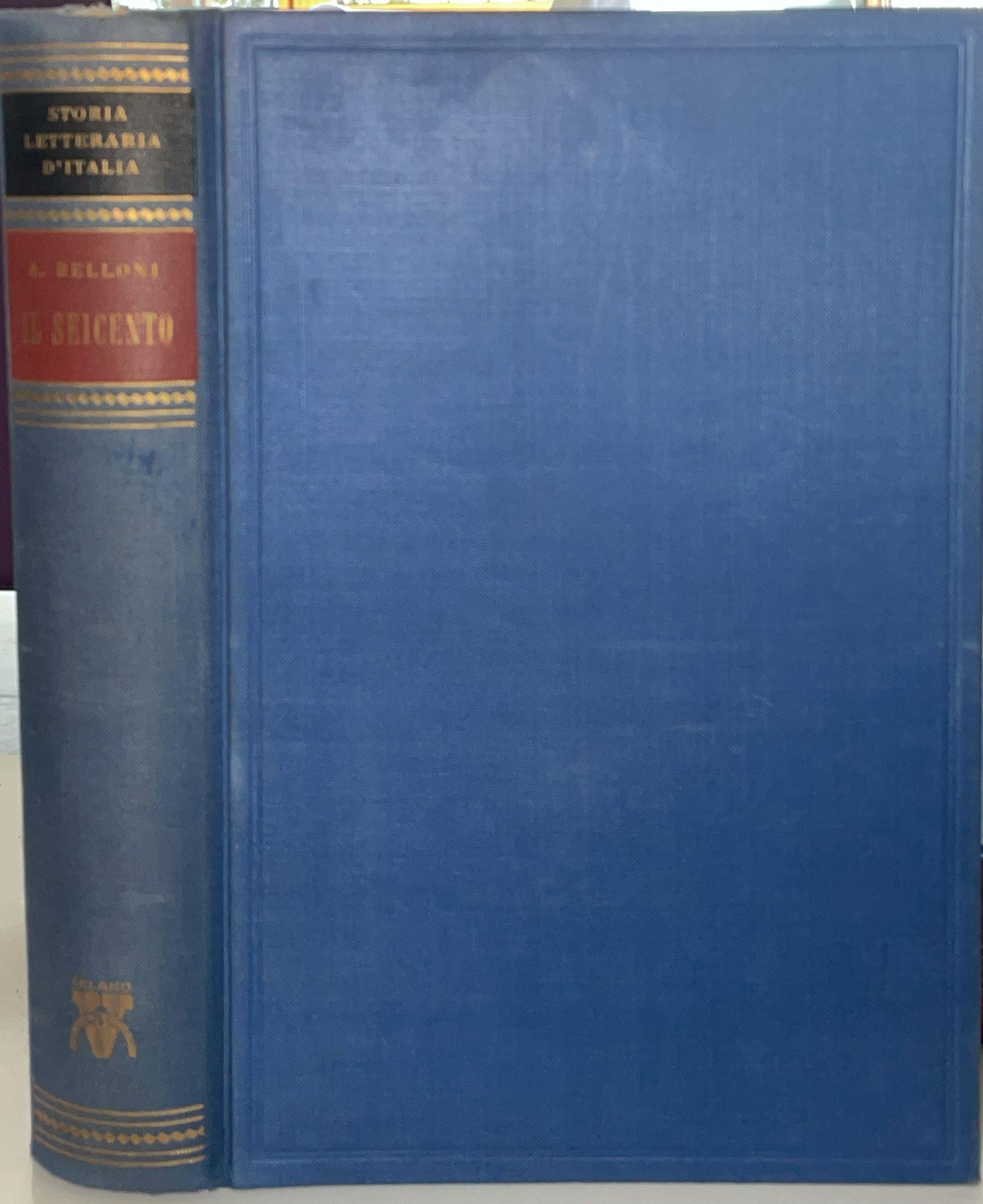 Storia letteraria d'Italia Il Seicento