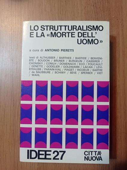 Lo strutturalismo e la "morte dell'uomo" - copertina