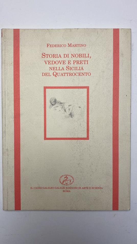 Storia di nobili, vedove e preti nella Sicilia del Quattrocento - Federico Martino - copertina