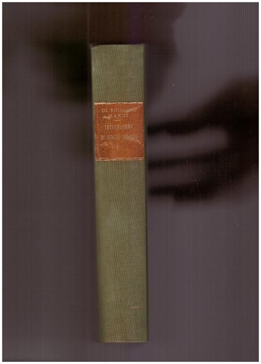 Istituzioni di Diritto Privato Vol. 1 - copertina