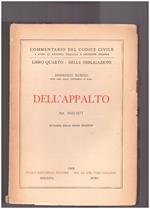 Dell'Appalto. Libro Quarto. Art. 1655-1677