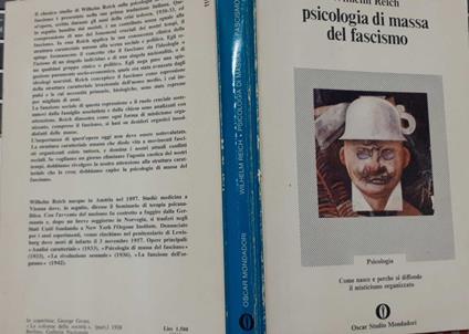 Psicologia di massa del fascismo - Wilhelm Reich - copertina